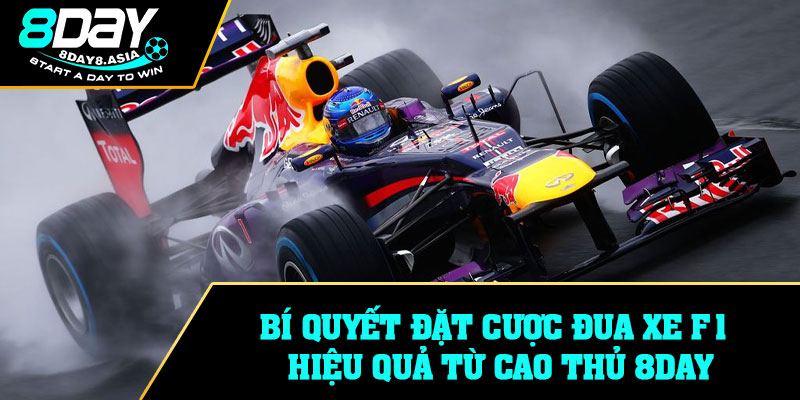 Bí quyết đặt cược đua xe F1 hiệu quả từ cao thủ 8Day