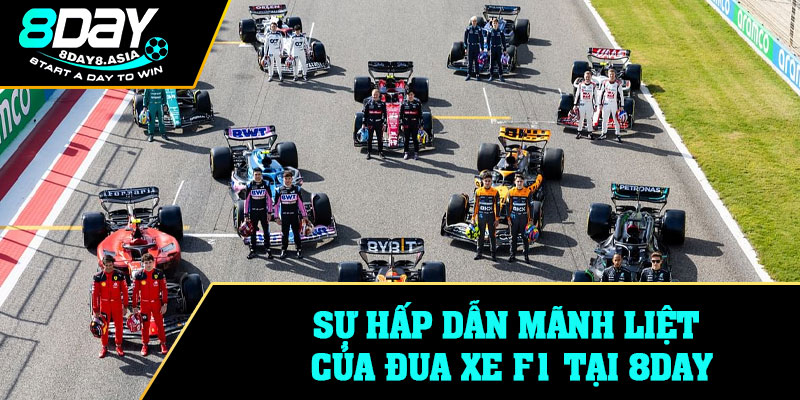 Sự hấp dẫn mãnh liệt của đua xe F1 tại 8Day